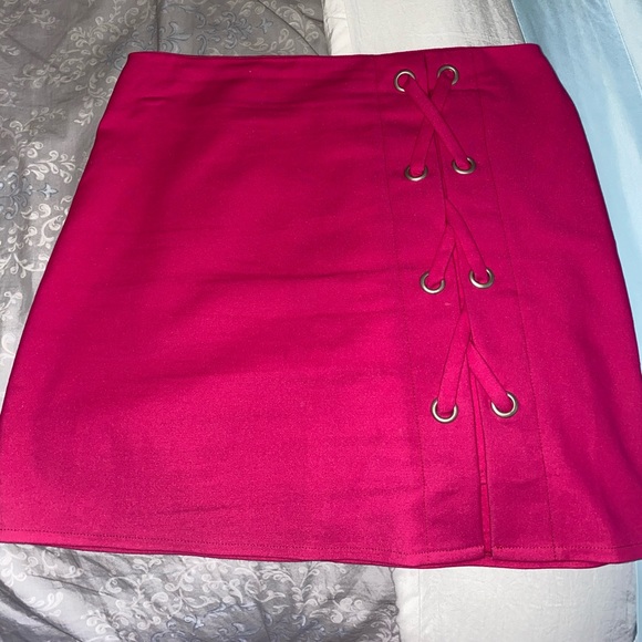 by the way. Hot Pink Skirt - Picture 1 of 3